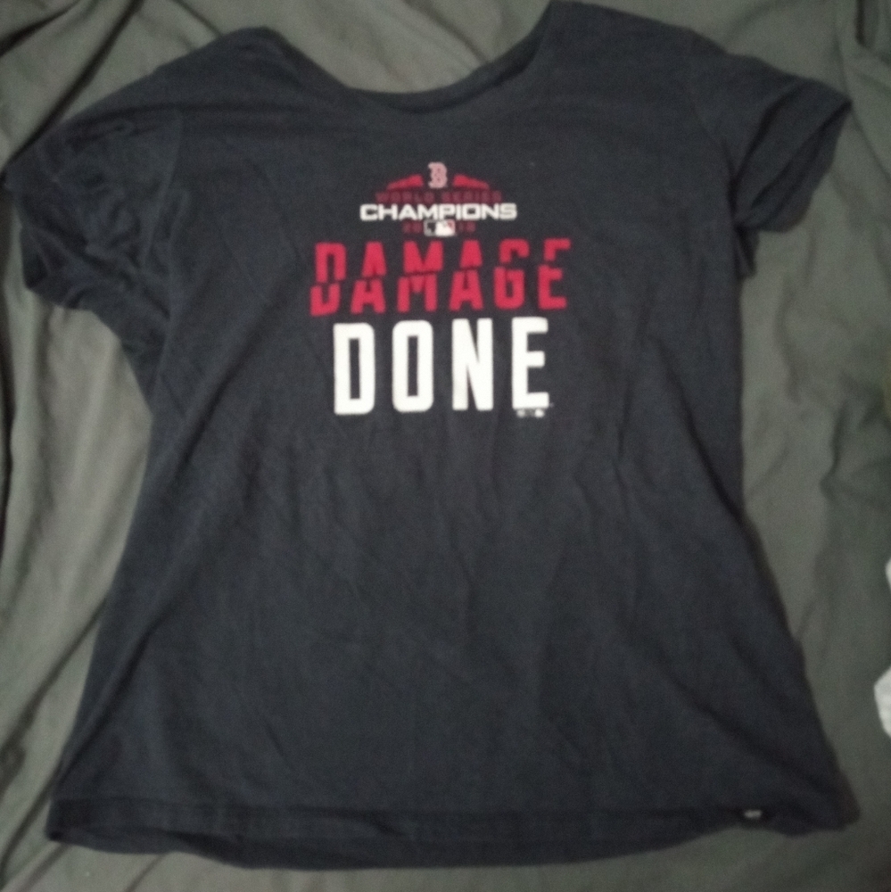 47 Boston red socks women's tee shirt size:XL